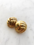 Rock a retro look with these one-of-a-kind Vintage Clip-on Earrings. These beauties are sure to give any outfit a pop of pizzazz. Get ready to bring the funk to any event with this timeless set!  Gold Plated  Clip On   20mm x 25mm