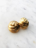 Rock a retro look with these one-of-a-kind Vintage Clip-on Earrings. These beauties are sure to give any outfit a pop of pizzazz. Get ready to bring the funk to any event with this timeless set!  Gold Plated  Clip On   20mm x 25mm