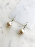 Vintage Pear drop earrings. Achieve a classic style with a twist! Handmade by me and crafted with love from a broken vintage strand of pearls. A timeless style with the perfect hint of classic flair.  Silver Plated  35mm x 15mm