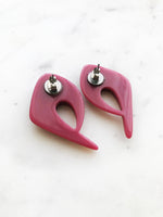 Vintage Resin Rockabilly Earrings