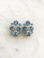 Get ready to rock that vintage vibe with our Vintage Light Blue Crystal Clip-on Earrings! These beauties are like a breath of fresh air for your ears – stylish, fun, and oh-so-easy to wear. Clip 'em on, and let the cool, retro charm take you back to a time when fashion was all about flair! 💎💙✨  Vintage Crystal  Silver Plated  Clip on Earrings  43mm x 26mm