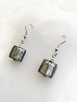 Step out in style with these unique and vibrant Vintage Tibetan Silver Bohemian Foil Glass Bead Earrings. Push your fashion boundaries and stand out from the crowd, as you make a statement with these stunning earrings!  45mm from the top of ear hook x 12mm  Nickel free ear hooks for sensitive skin.