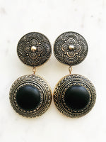 Be bold and beautiful with these must-have clip-on boho earrings! These gorgeous vintage earrings are the perfect accessory for those who love fashion with a bohemian twist. Bigger and more daring than the average earrings, these beauties will liven up any outfit!  Lightweight  75mm x 38mm