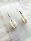 Natural Cowrie Shell Earrings