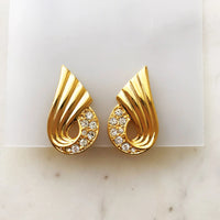 Wing Crystal Earrings