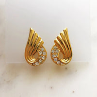 Wing Crystal Earrings