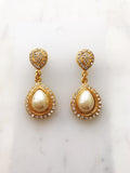 Pearl and Crystal Earrings