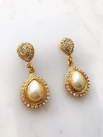 Pearl and Crystal Earrings