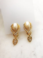 Pearl & Crystal Earrings