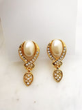 Pearl & Crystal Earrings