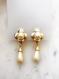 Flower Pearl Earrings