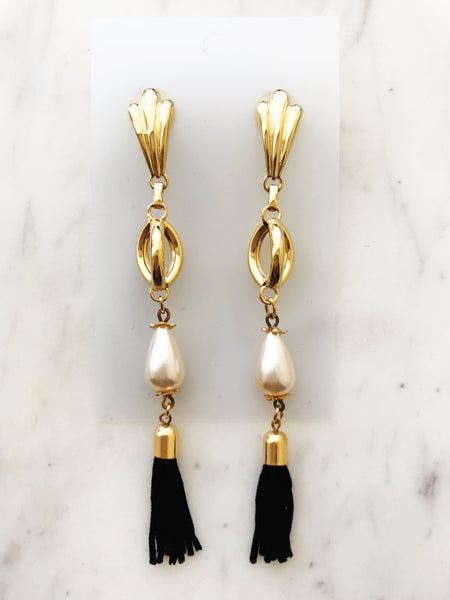 Penelope Gold Tassel Earrings