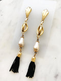 Penelope Gold Tassel Earrings