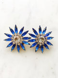 Star Burst Crystal Electric Blue