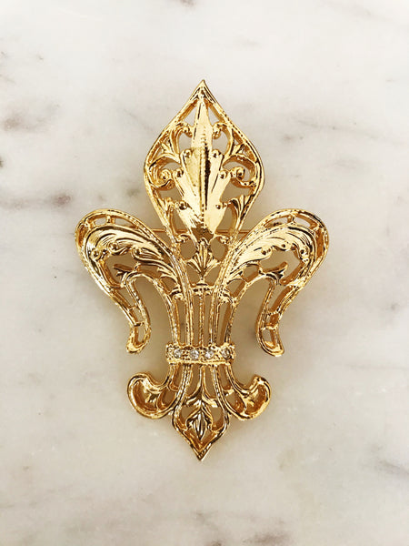 Vintage Florentine Brooch