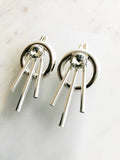 Lulu Silver Crystal Earrings