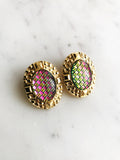 Erica Checkers Earrings