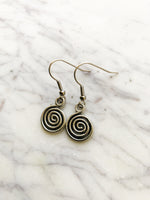 Tibetan Spiral Earrings