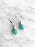 Amazonite Crystal Earrings Spiritual Metaphysical & Healing