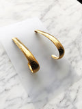 Vintage Retro Hoop Earrings