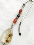 Handmade Vintage Beads and Semi Precious Stones Crystal Bookmark