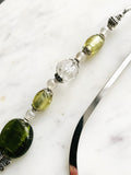 Handmade Vintage Bohemian Glass Bead Bookmark