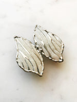 Retro White Tiger Earrings