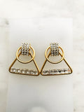 Vintage Art Deco Crystal Earrings