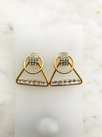 Vintage Art Deco Crystal Earrings