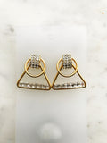 Vintage Art Deco Crystal Earrings