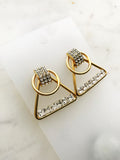 Vintage Art Deco Crystal Earrings