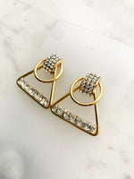 Vintage Art Deco Crystal Earrings