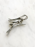 Silver Locust Brooch