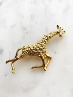 Vintage Giraffe Brooch