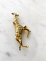 Vintage Giraffe Brooch