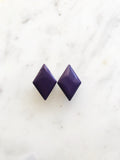 Purple Diamond Earrings