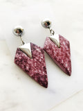 Retro Purple Vintage Earrings