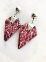 Retro Purple Vintage Earrings