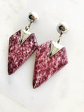 Retro Purple Vintage Earrings