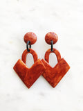 Large Retro Vintage Earrings