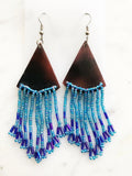 Vintage Tribal Seed Bead Earrings