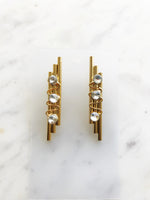 Art Deco Crystal Earrings