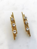 Art Deco Crystal Earrings