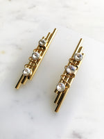 Art Deco Crystal Earrings