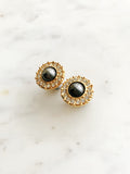 Vintage Crystal & Pearl Earrings