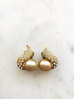 Pearl & Crystal Earrings