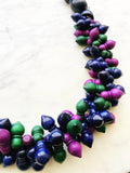 Vintage Wooden Bead Necklace