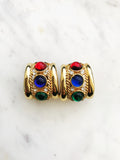 Vintage Retro Crystal Earrings