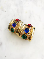 Vintage Retro Crystal Earrings