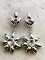 Vintage Retro Crystal Earrings